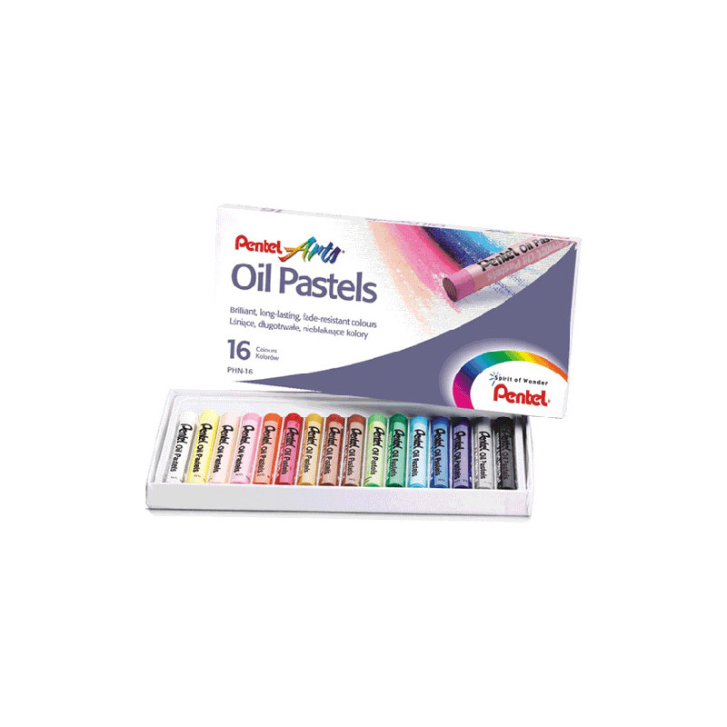 Pentel oil pastels 16 colors - art store - a craze for the artistic