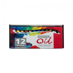 Daler Rowney graduate oil coloring kit 12x22ml