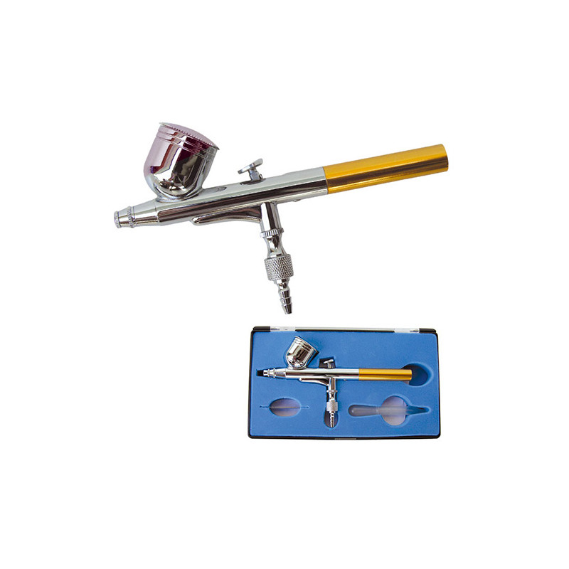 Aerograf AD-7704 - dysza 0,2mm +dysza 0,3mm - sklep plastyczny - szał