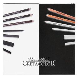 Cretacolor black & white box zestaw do szkicowania drew. kaseta - skle
