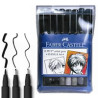 Faber-Castell pitt artist pen manga zestaw 8 pisaków - sklep plastyczn