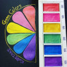 Kuretake gansai tambi gem colors set of 6 shimmering watercolors