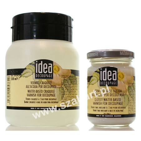 Maimeri decoupage water-based craquele varnish