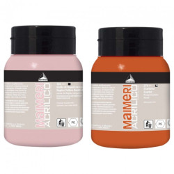Maimeri acrilico farby akrylowe 500ml - sklep plastyczny - szał dla pl
