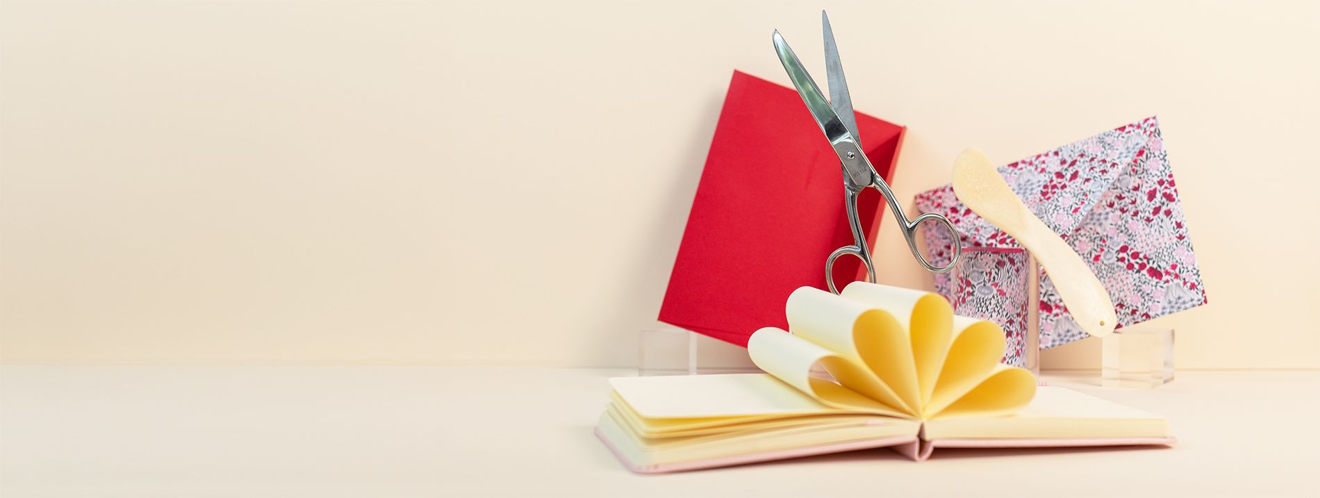 Papers, pads and envelopes